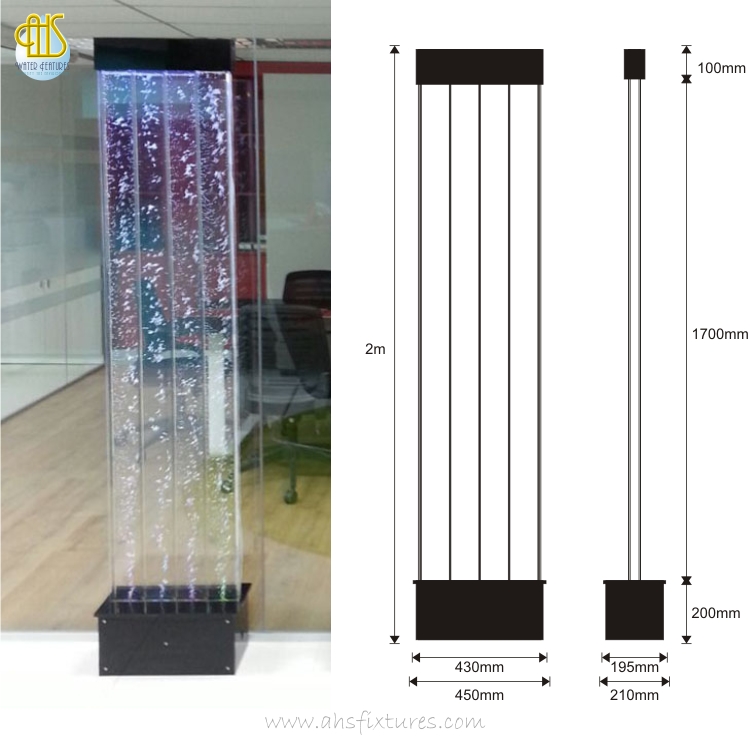 Bubble-Panel-Water-Features-Decorative-Acrylic-Display-Partition-Divider